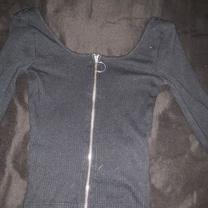 Hollister Long Sleeve Zip up Shirt